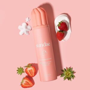 Sundae Strawberries & Cream Whipped Shower Foam Body Wash NEW Viral Tiktok